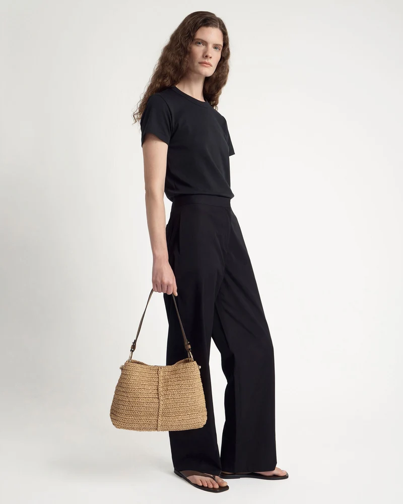 Lana Hobo - Raffia/Clay