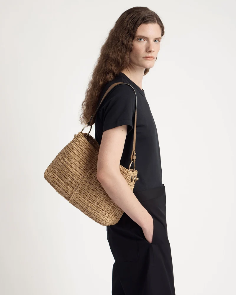 Lana Hobo - Raffia/Clay