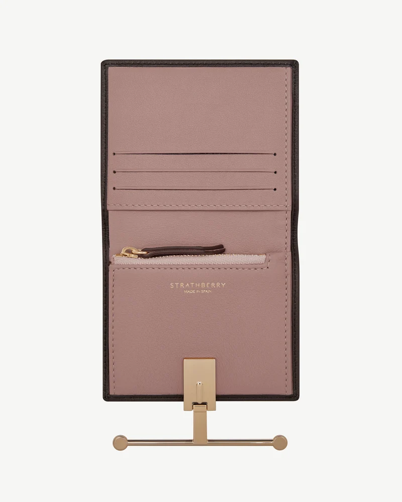 Melville Street Wallet - Espresso/Rose