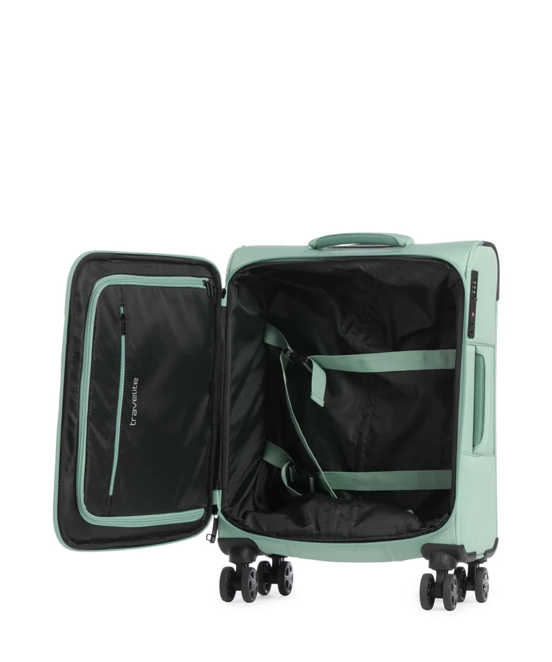 Travelite Kick Off 4-Rollen Trolley sage green