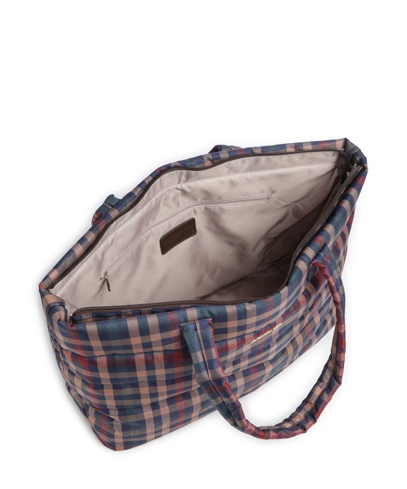 Mandarina Duck Tartan Shopper tartan brown