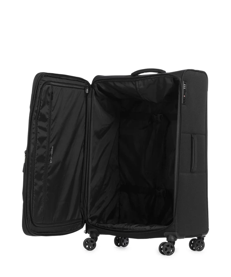 Travelite Kick Off 4-Rollen Trolley black