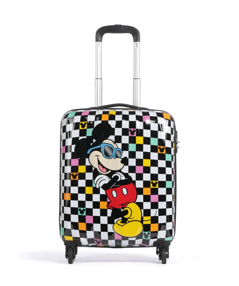 American Tourister Hypertwist 4-Rollen Trolley mickey check