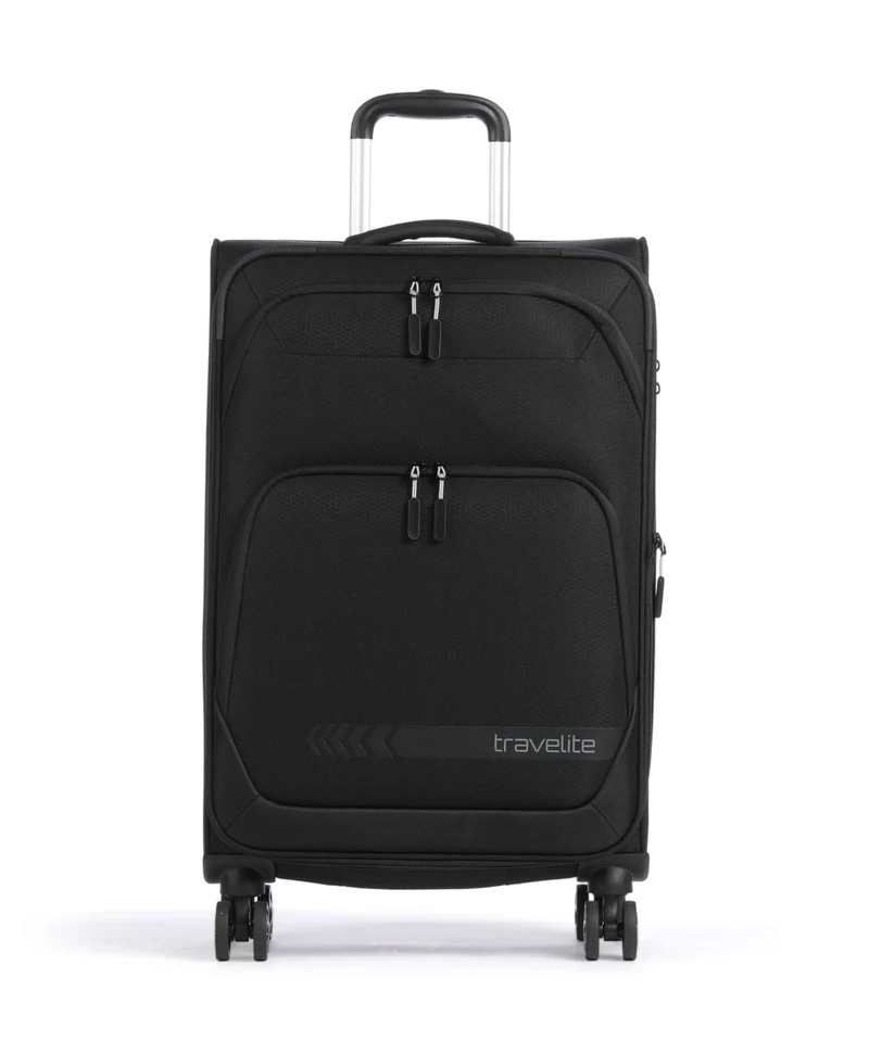Travelite Kick Off 4-Rollen Trolley black