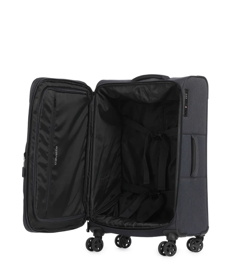 Travelite Kick Off 4-Rollen Trolley anthracite