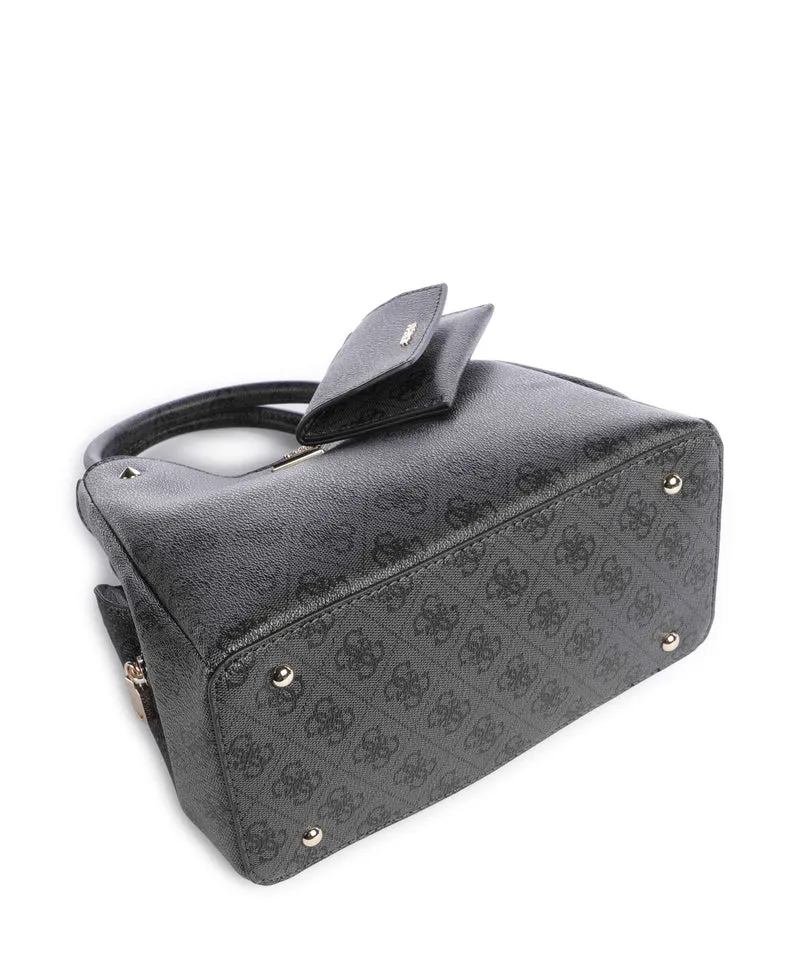 Guess Lorella Girlfriend Logo Small Handtasche coal logo