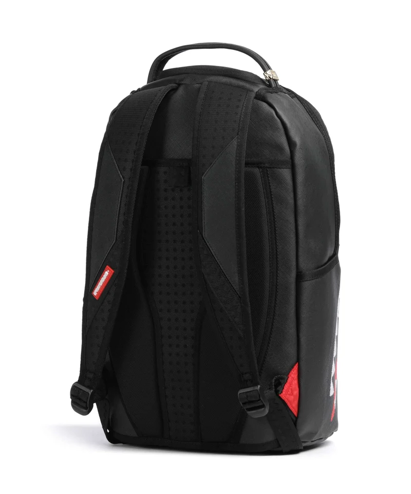 Sprayground Shark Central Black Embroidered Shark Rucksack black