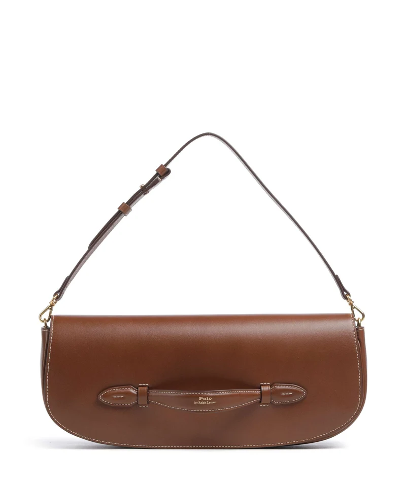 Polo Ralph Lauren Bellport Large Clutch cuoio