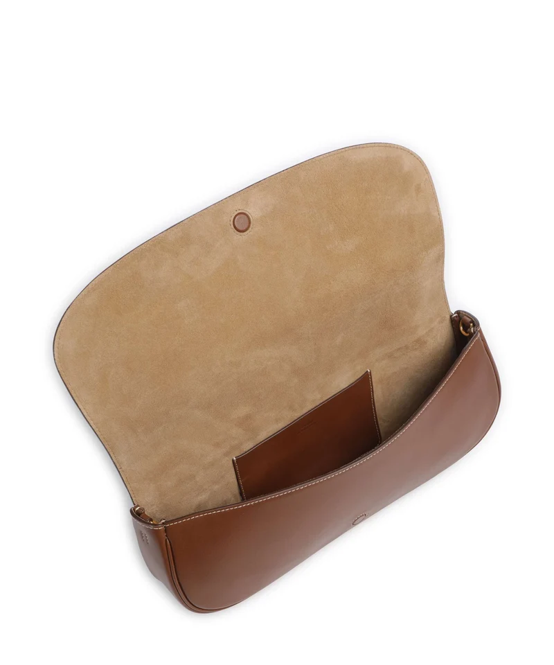 Polo Ralph Lauren Bellport Large Clutch cuoio