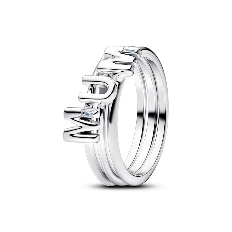 Pandora Moments MUM Buchstaben Teilbarer Ring 194458C01-52