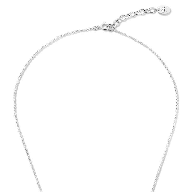 Violet Hamden Venus 925 Sterling Silberne Halskette mit Geburtsblume VH340026-SEP