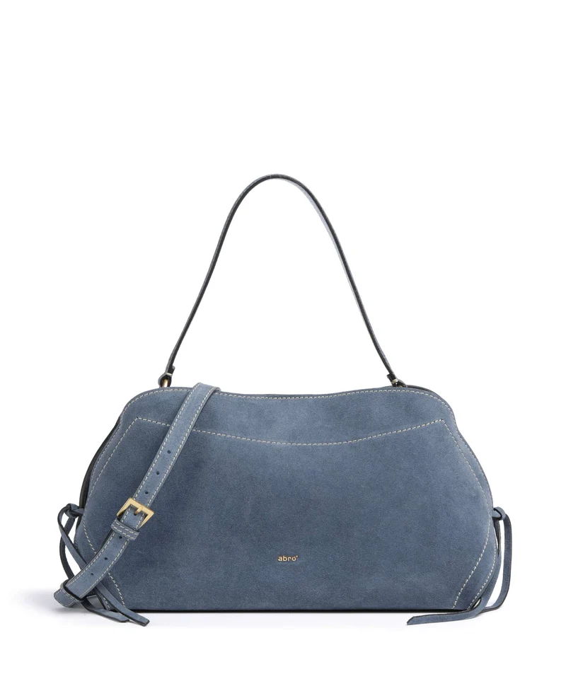 Abro Suede Necessity Small Schultertasche jeans