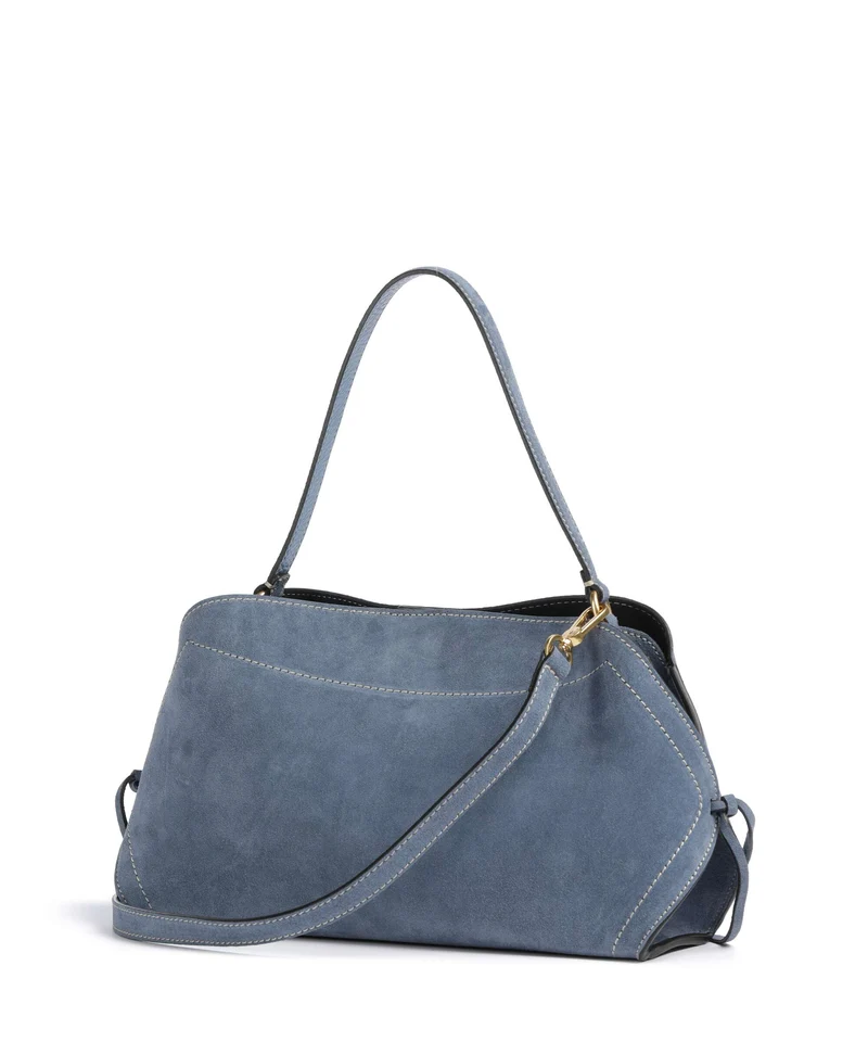 Abro Suede Necessity Small Schultertasche jeans