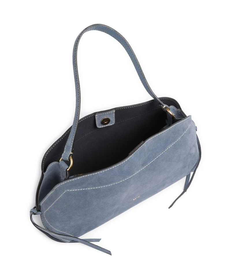 Abro Suede Necessity Small Schultertasche jeans