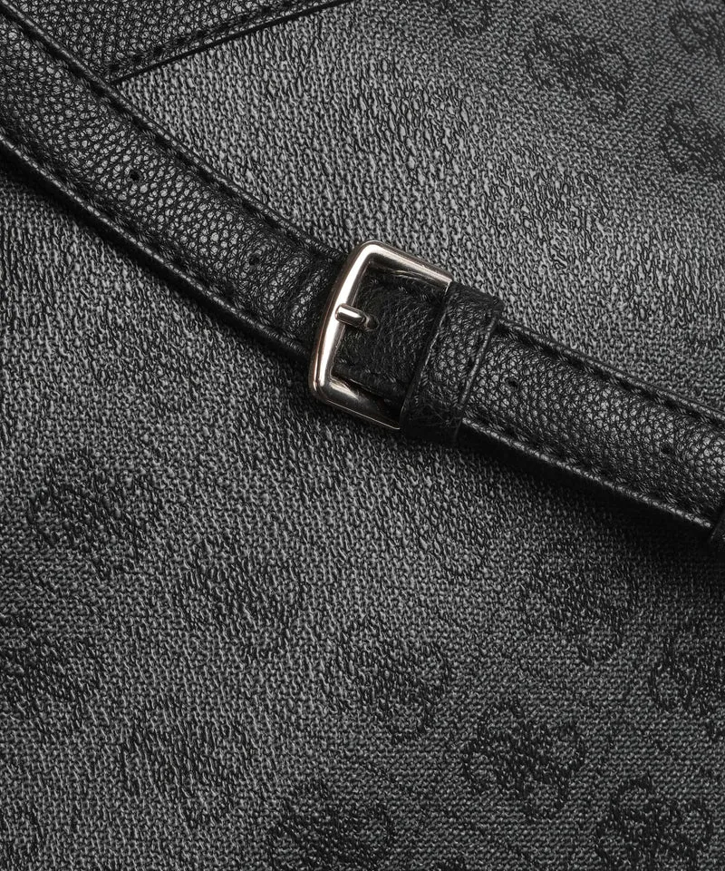 Guess Manhattan II Large Rucksack coal logo