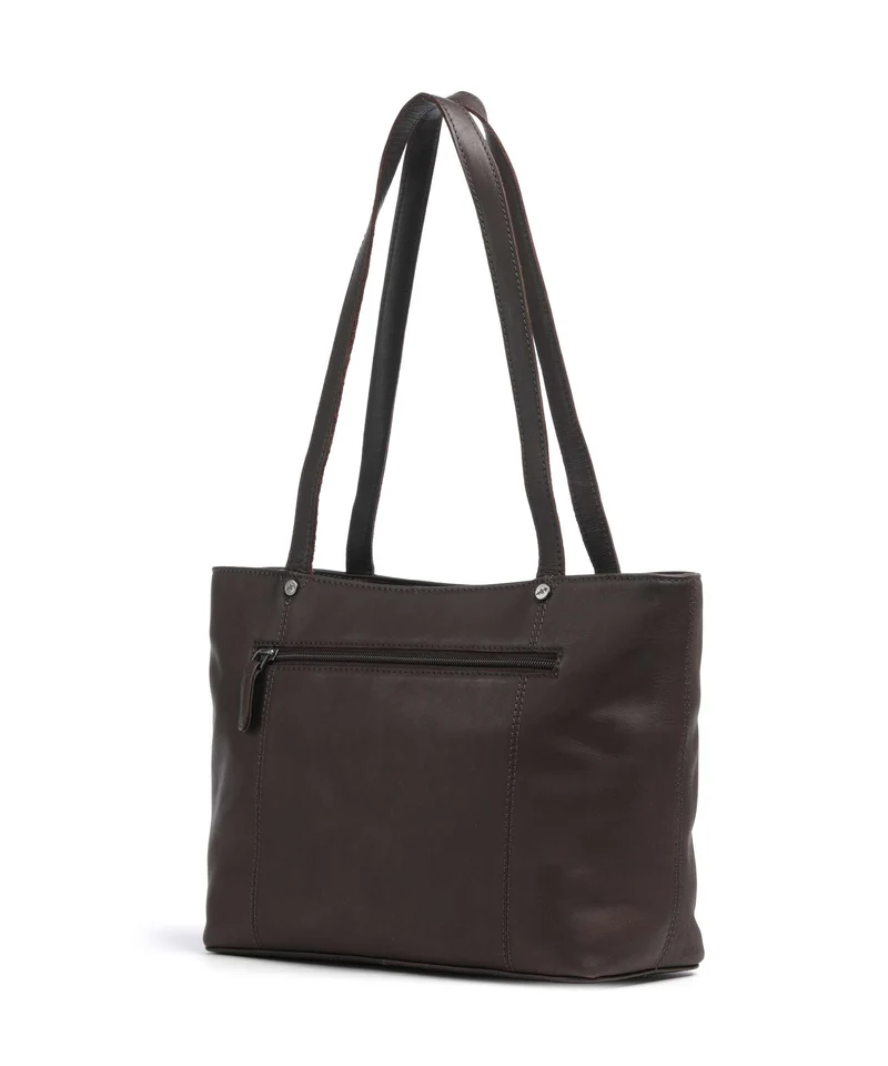 The Chesterfield Brand Wax Pull Up Cow Anira Shopper brown