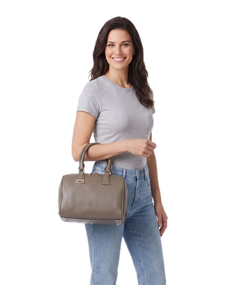 Furla Olivia M Handtasche muddy gray