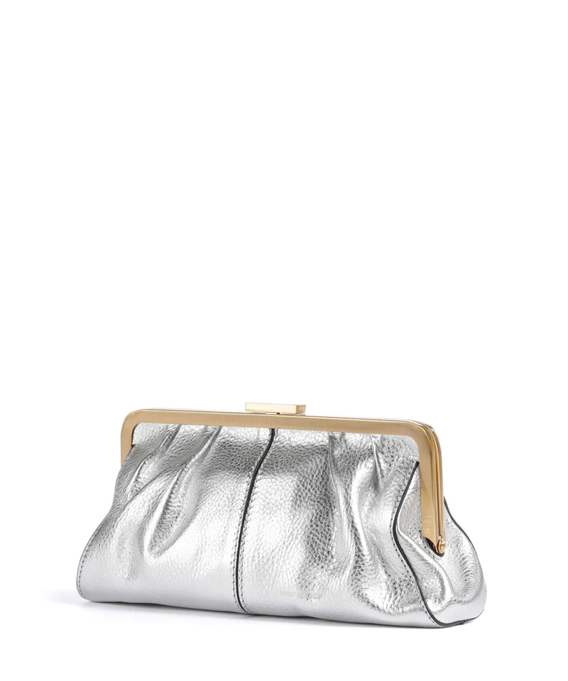 The Bridge Story Donna Clutch silver
