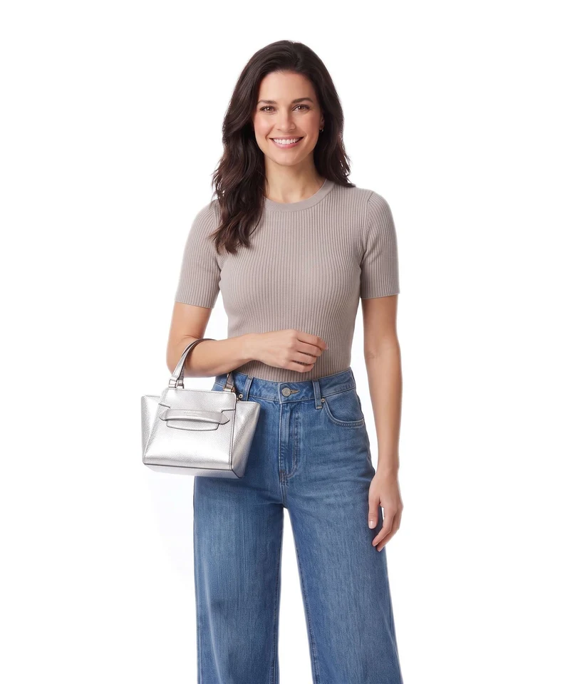 The Bridge Lucrezia Handtasche silver