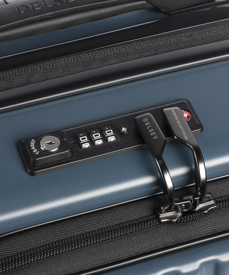 Delsey Paris Securitime 4-Rollen Trolley pebble