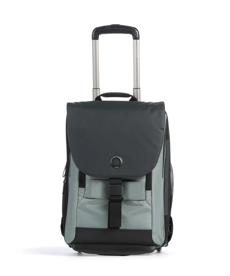 Delsey Paris Securflap Rucksack-Trolley sage green