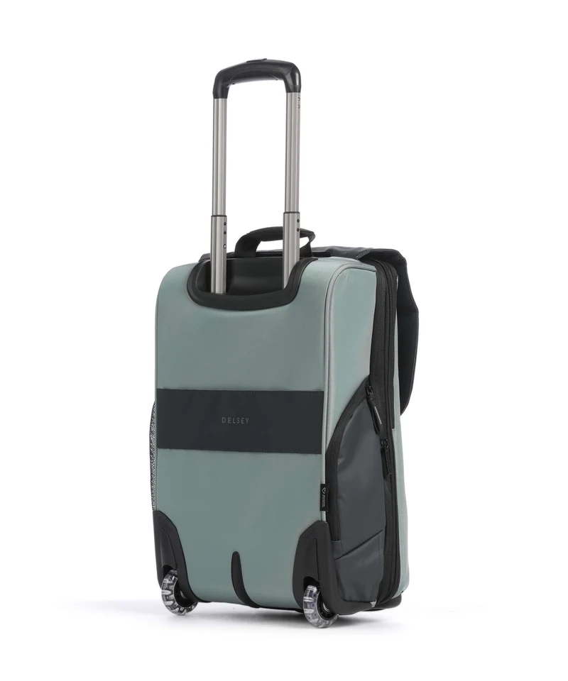 Delsey Paris Securflap Rucksack-Trolley sage green