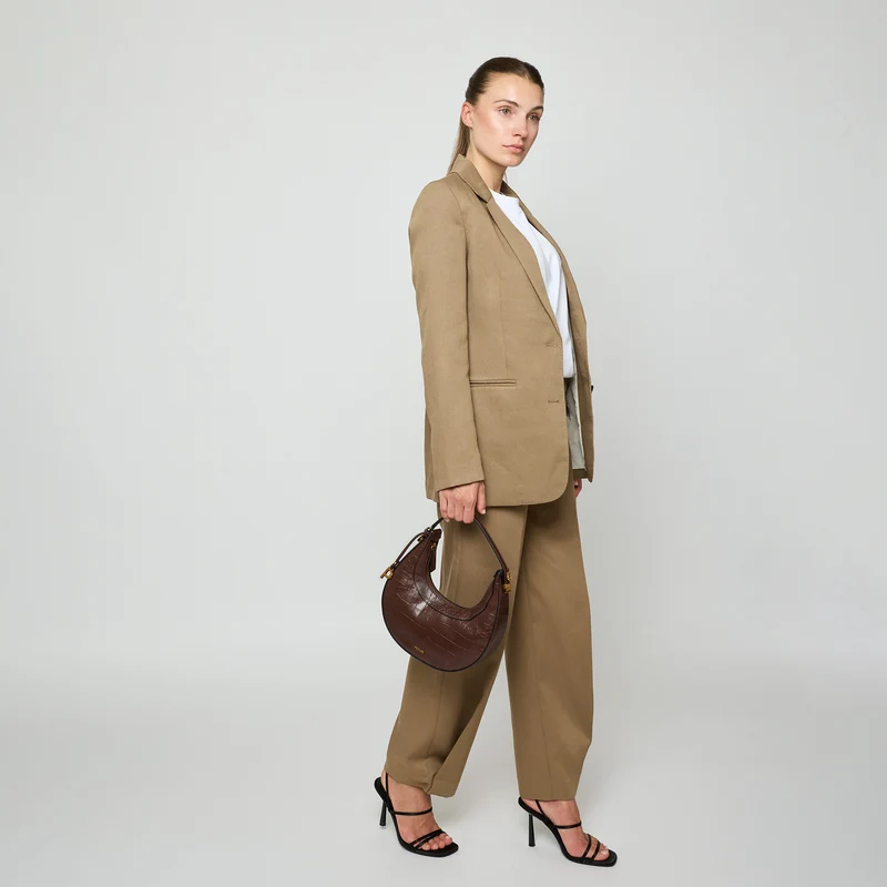 Schultertasche Croissant R262
