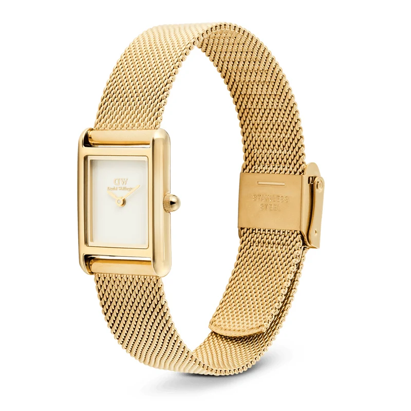 Daniel Wellington Bound Mini Evergold Weiß Damen Uhr DW00100928