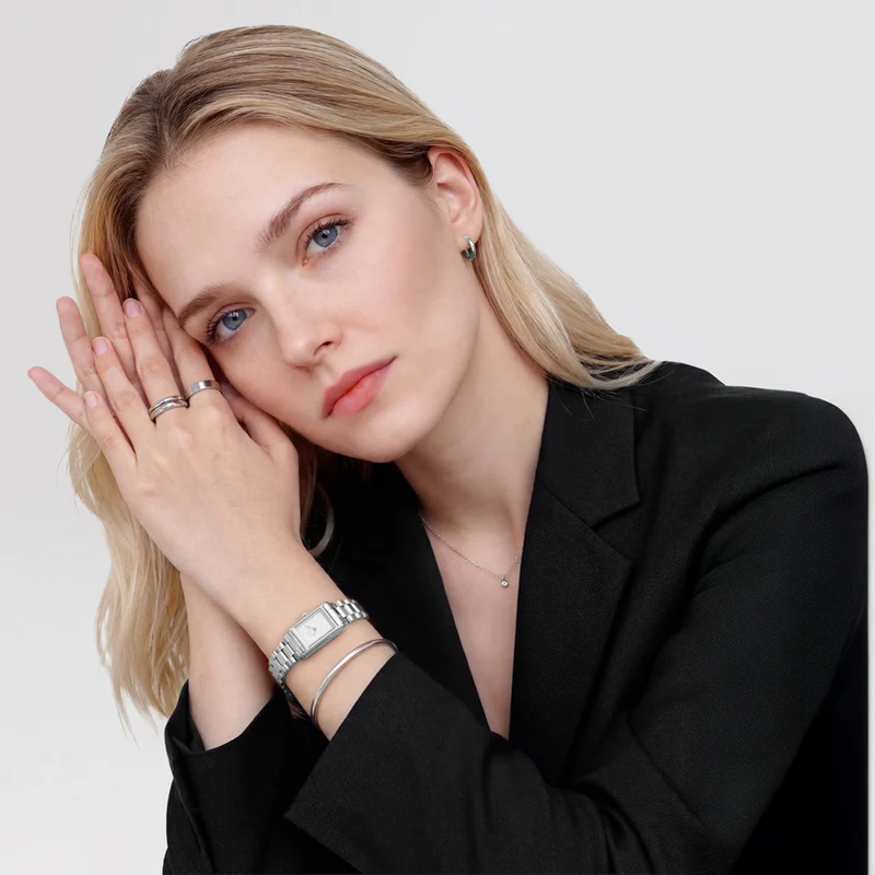 Daniel Wellington Bound Mini 3-Link Silber Damen Uhr DW00100930