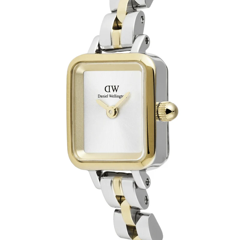 Daniel Wellington Quadro Mini Arch 3-Link Bicolor Damen Uhr DW00100925
