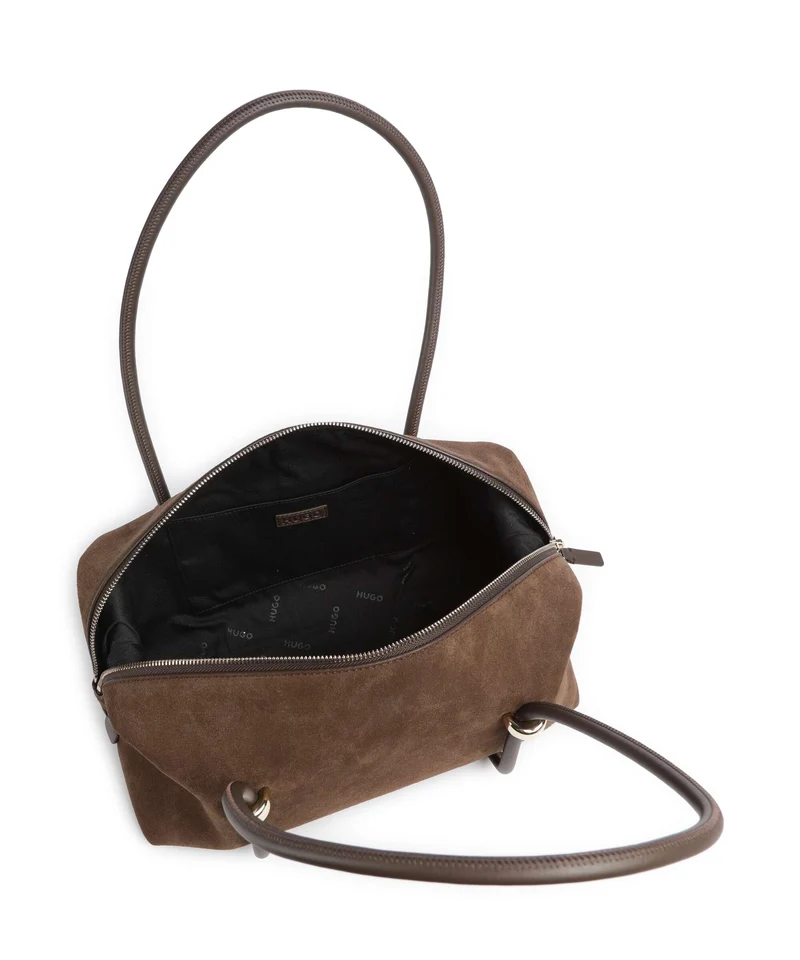 Hugo Briony Schultertasche dark brown