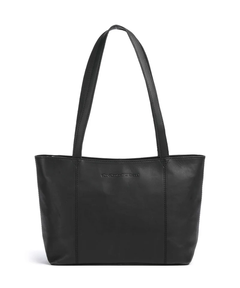 The Chesterfield Brand Wax Pull Up Cow Anira Shopper black