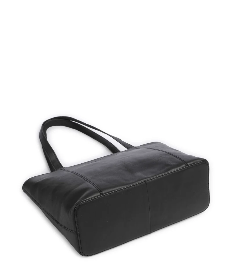 The Chesterfield Brand Wax Pull Up Cow Anira Shopper black