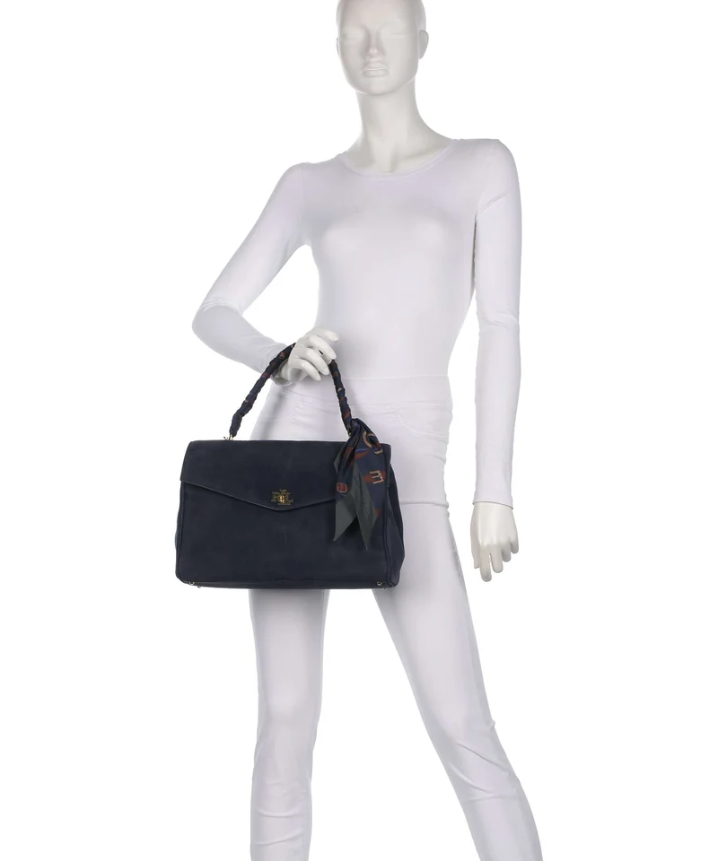Lauren Ralph Lauren Farrah Medium Handtasche lauren navy/urban bltng/navy multi