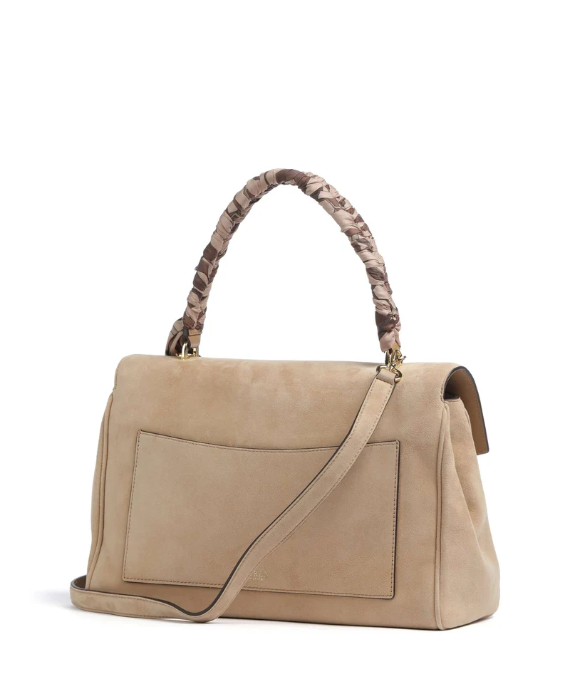 Lauren Ralph Lauren Farrah Medium Handtasche camel/urban bltng/camel multi