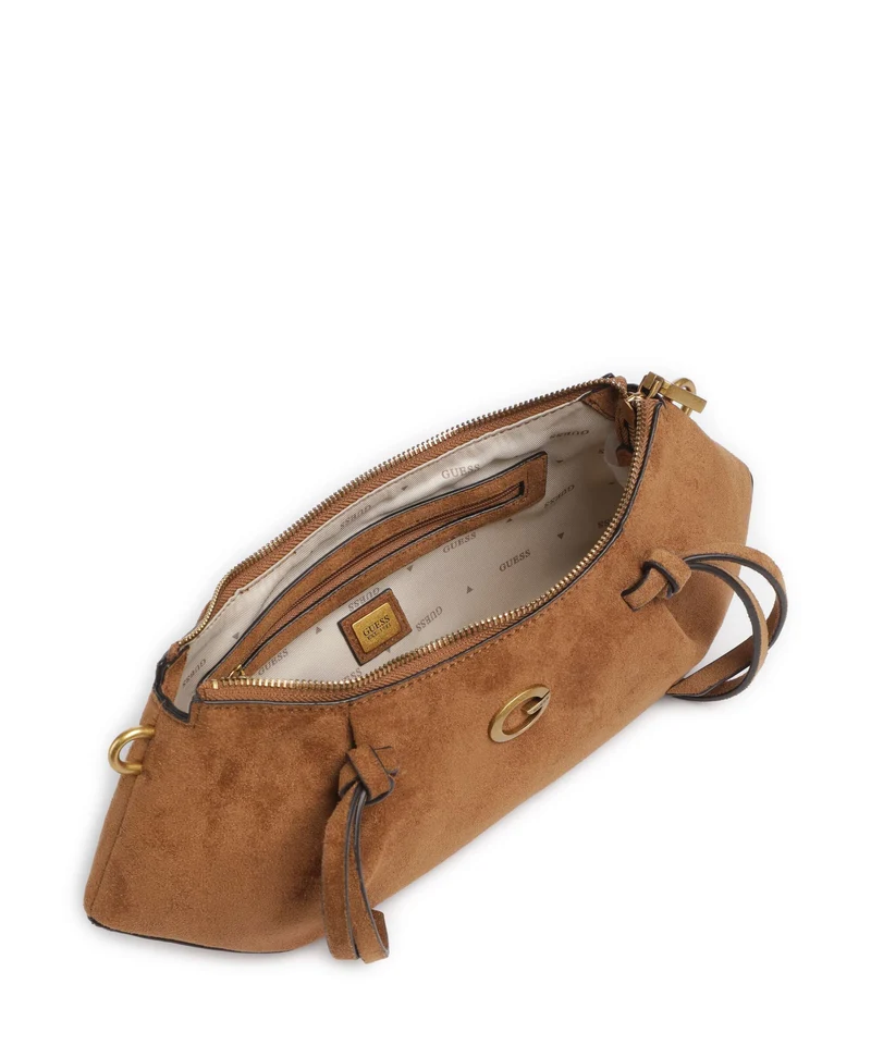 Guess Allegra Schultertasche cognac