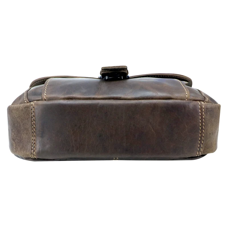 Lea Ledertasche Damen Klein Umhängetasche Braun Leder Crossbody