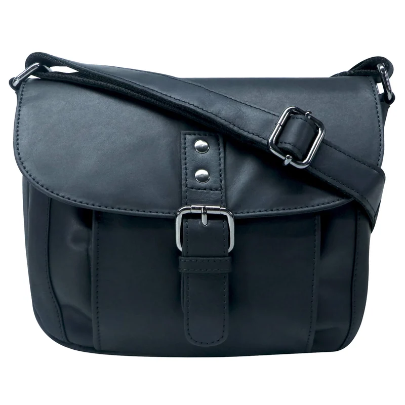 Lea Ledertasche Damen Klein Umhängetasche Braun Leder Crossbody