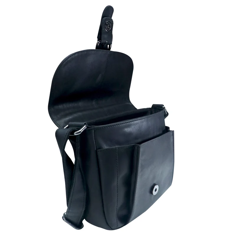 Lea Ledertasche Damen Klein Umhängetasche Braun Leder Crossbody