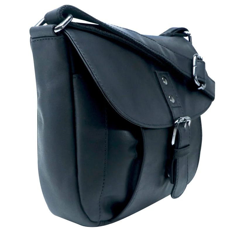 Lea Ledertasche Damen Klein Umhängetasche Braun Leder Crossbody
