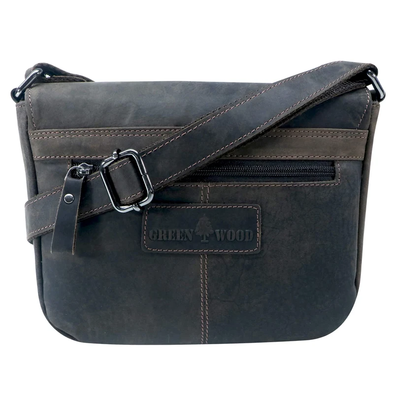 Lea Ledertasche Damen Klein Umhängetasche Braun Leder Crossbody