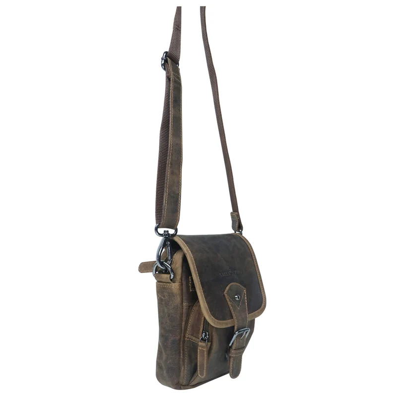 Bob Bauchtasche Damen Leder Crossbody Herren Umhängetasche Klein