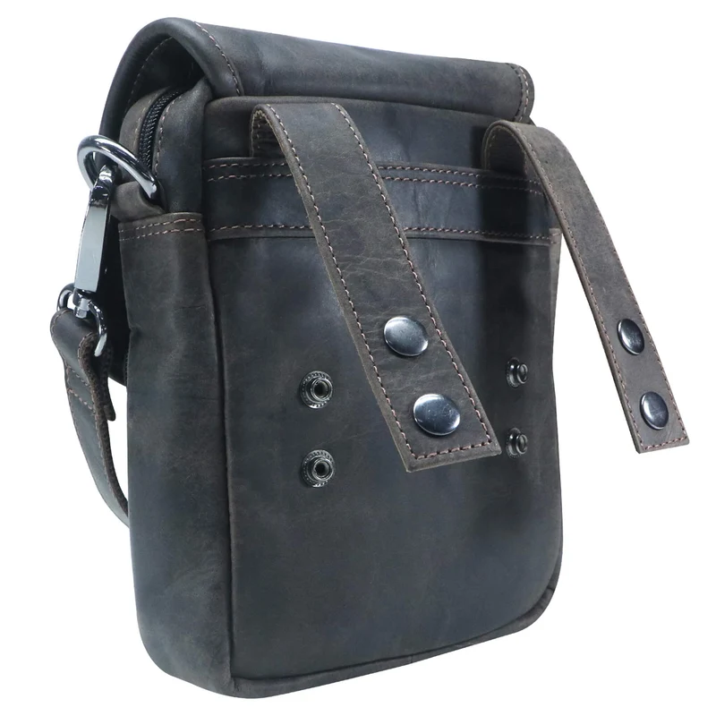 Bob Bauchtasche Damen Leder Crossbody Herren Umhängetasche Klein