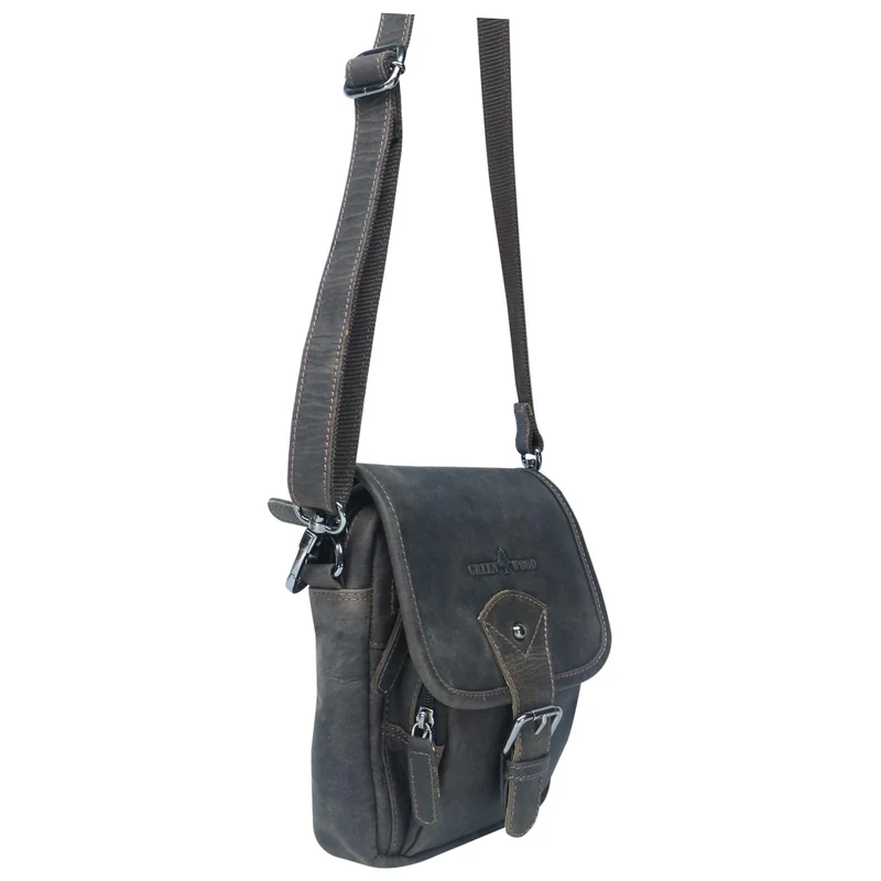 Bob Bauchtasche Damen Leder Crossbody Herren Umhängetasche Klein