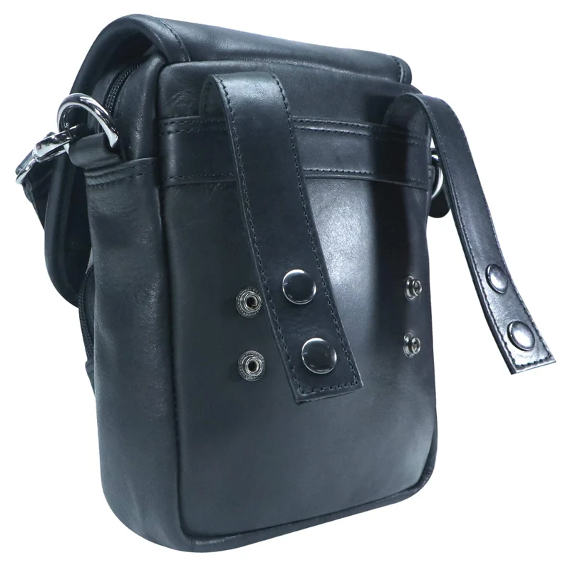 Bob Bauchtasche Damen Leder Crossbody Herren Umhängetasche Klein