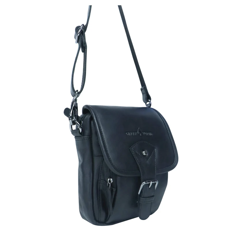 Bob Bauchtasche Damen Leder Crossbody Herren Umhängetasche Klein