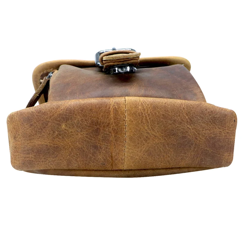 Bob Bauchtasche Damen Leder Crossbody Herren Umhängetasche Klein