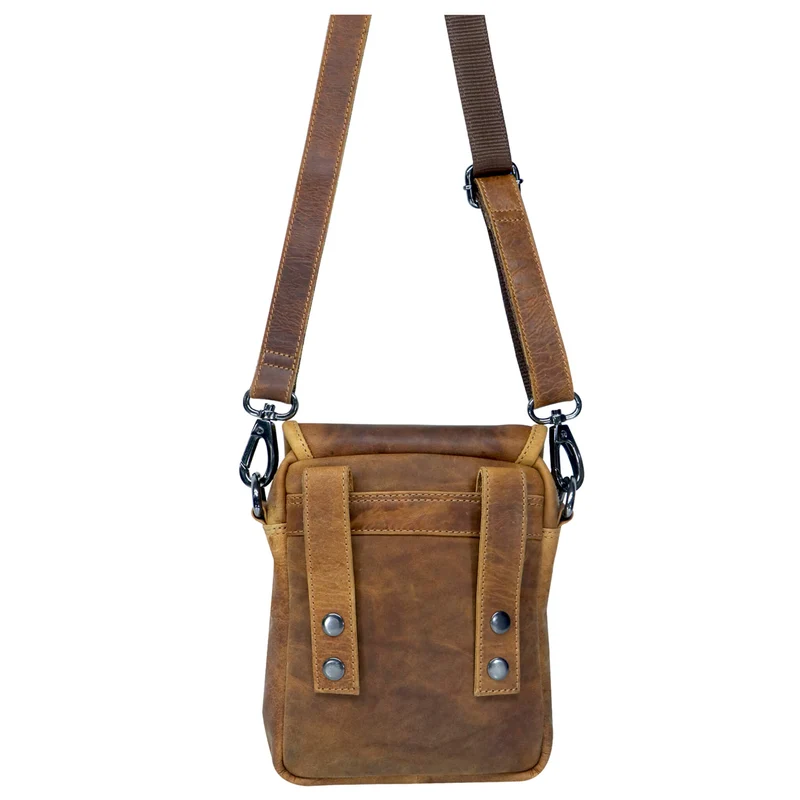 Bob Bauchtasche Damen Leder Crossbody Herren Umhängetasche Klein