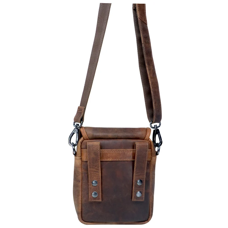 Bob Bauchtasche Damen Leder Crossbody Herren Umhängetasche Klein