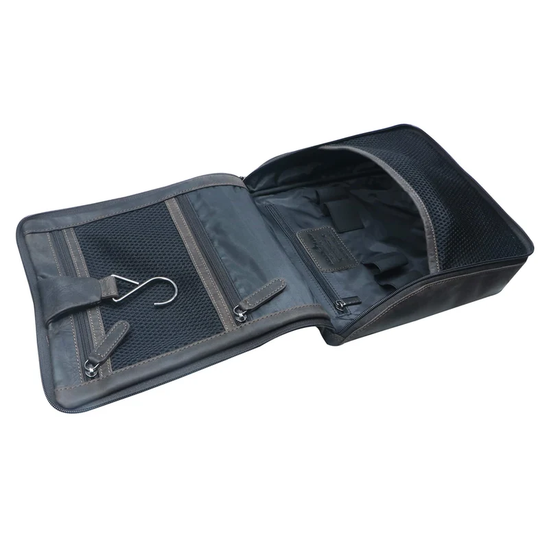 Gerd Kulturtasche zum Aufhängen Damen Kosmetiktasche Herren Leder